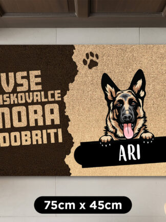 Personaliziran predpražnik - Ne izpusti psa