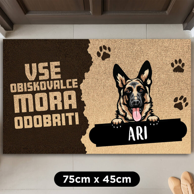 Personaliziran predpražnik - Ne izpusti psa