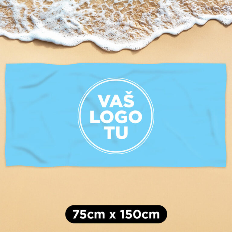 Personalizirana brisača za na plažo s tvojim logotipom