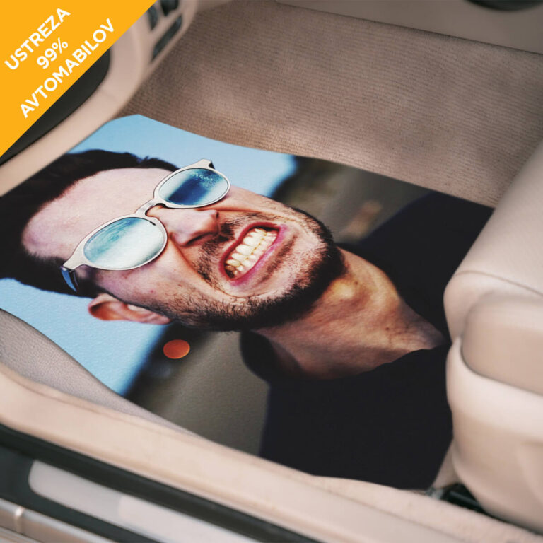 Personalizirani tepihi za avto s tvojo sliko