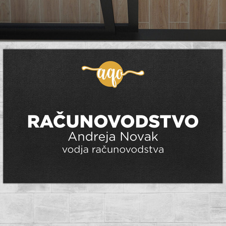 Personaliziran predpražnik - Profesionalen vhod