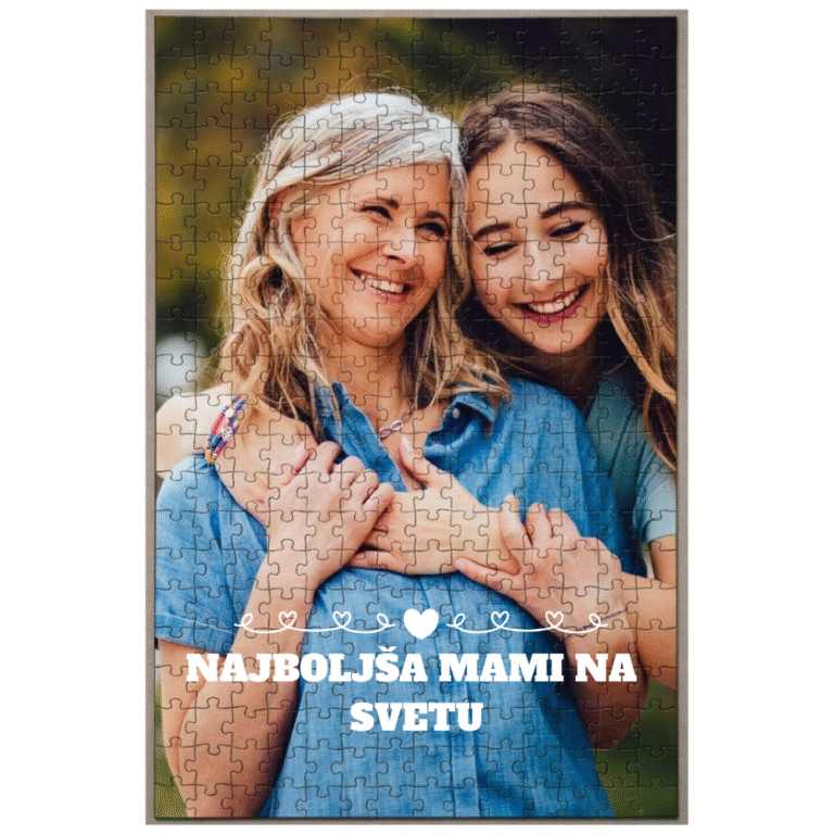 Personalizirana sestavljanka s fotografijo in tekstom (300 kosov)