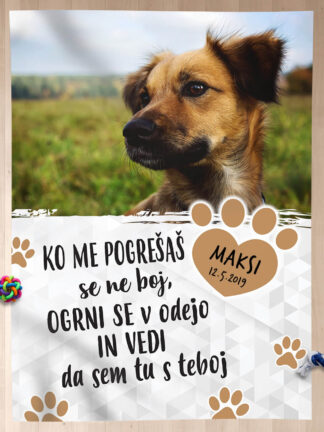 Personalizirana odeja - Ko me pogrešaš