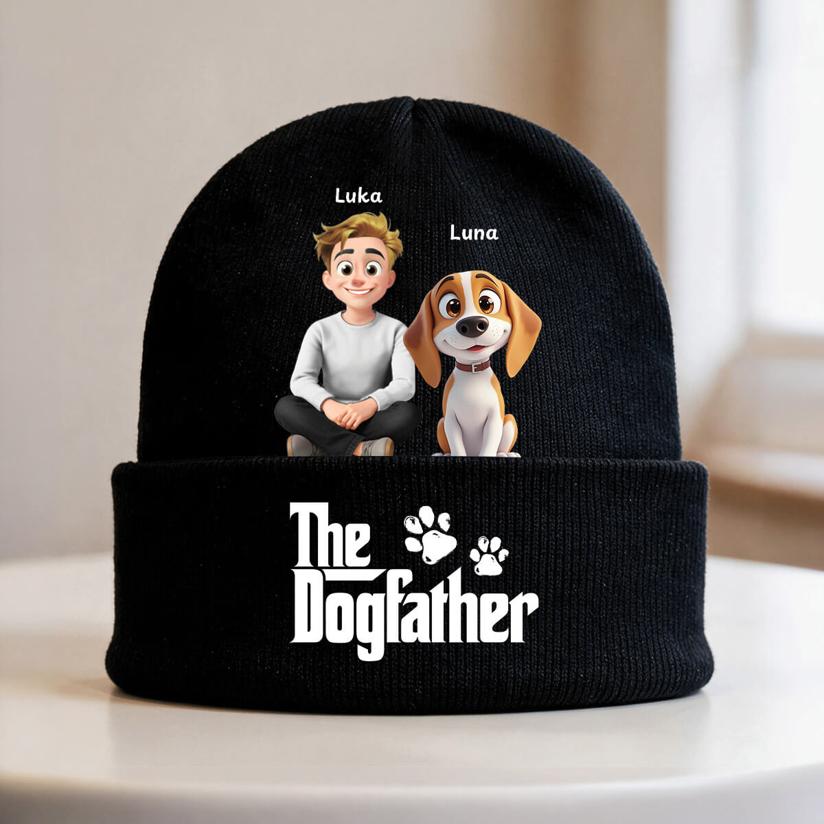 Personalizirana zimska kapa – The Dogfather